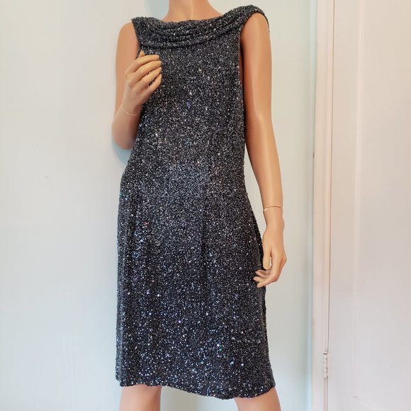 NWOT RIAZEE BOUTIQUE Stunning heavily beaded, fully lined Formal Dress. - Picture 7 of 17